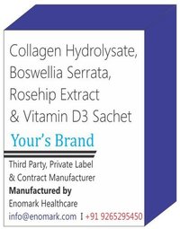 Collagen Hydrolysate Boswellia Serrata Rosehip Extract  & Vitamin D3 Sachet