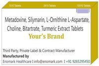 Metadoxine Silymarin L-Ornithine-L-Aspartate Choline Bitartrate Turmeric extract