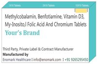Methylcobalamin Benfotiamine vitamin d3  My-Inositol Folic Acid & chromium Tablets