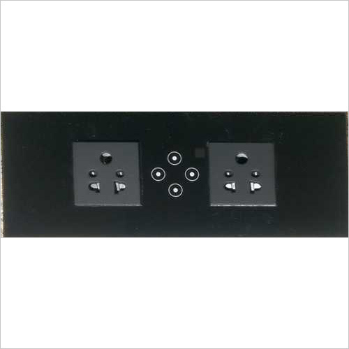 2 Sockets Touch Switch Board
