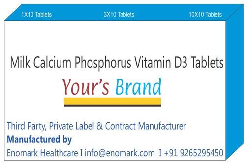 Milk Calcium Phosphorus Vitamin D3 Tablets
