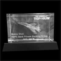 Corporate Crystal Cube Award - Customized Size, Transparent Color, 6 To 200 Millimeter Thickness | Elegant Crystal Material For Distinctive Recognition