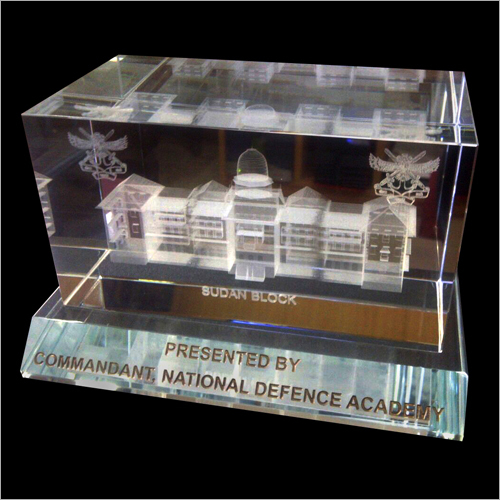 Personalized Crystal Award - Customized Size, 6 to 200 mm Thickness | Transparent Crystal Material, Elegant and Sophisticated Design