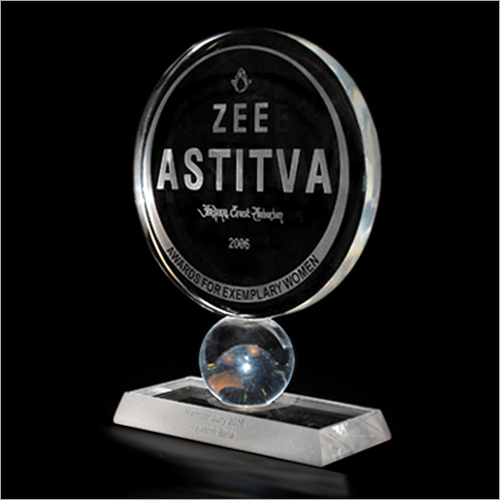 Corporate Crystal Award - Customized Size | Transparent Crystal, 6 to 200 Thickness, Unique Style for Achievements and Recognition
