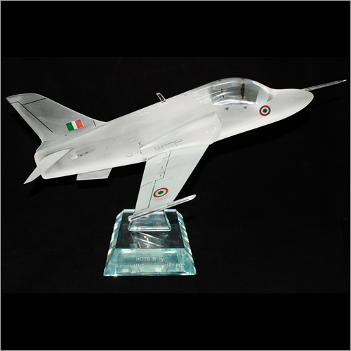Fighter Plane Crystal Miniature Size: Customized