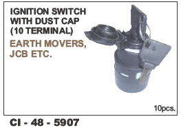 Iginition switch with dust cap Jcb