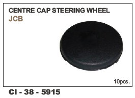 Center Cap Steering Wheel JCB - Durable Plastic | Warranty Included, Precision Fit for Enhanced Steering Control