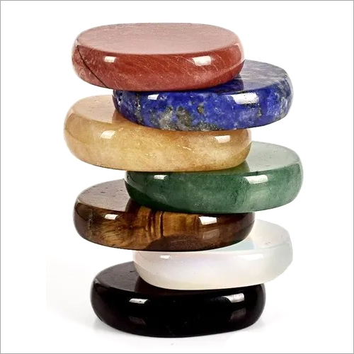 Gemstone Round High Polished cut Plates And Slices For Different Home Decor Application like tea coster