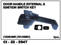 Auto Door Handle Jcb External Ignition Switch Key - Durable Metal Design | Warranty Included, Reliable Operation For Secure Access