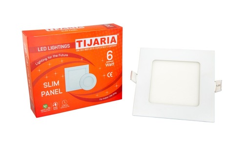 White Tijaria Led Slim Panel 6W