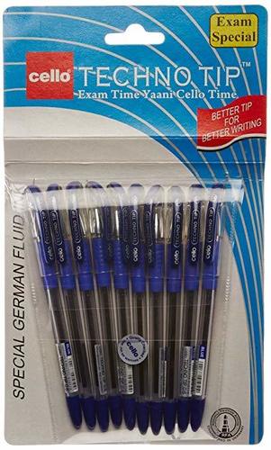 Cello Technotip Ball Pen Blue - Pack of 10