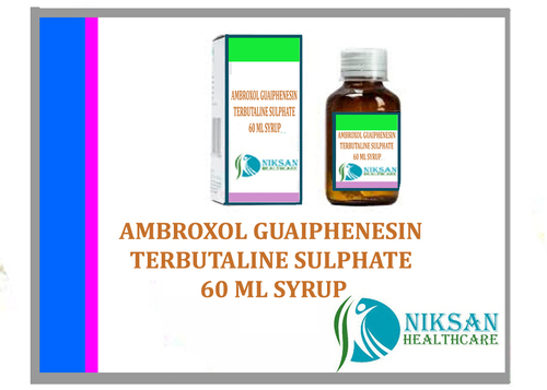 Ambroxol Guaiphenesin Terbutaline Sulphate Syrup General Medicines