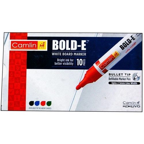 Camlin Whiteboard Marker Bold E(Pack Of 10)