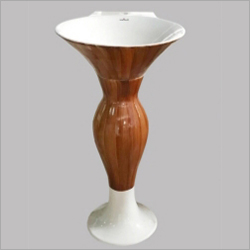 Dolphin Ceramic Pedestal Wash Basin