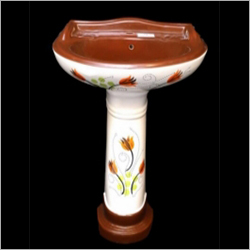 Designer Vitrosa Pedestal Wash Basin