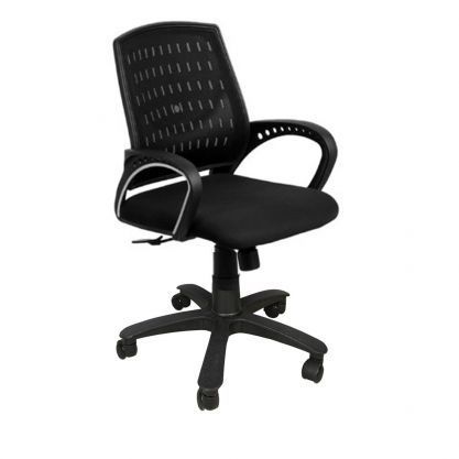 Black Low Back Mesh Chair