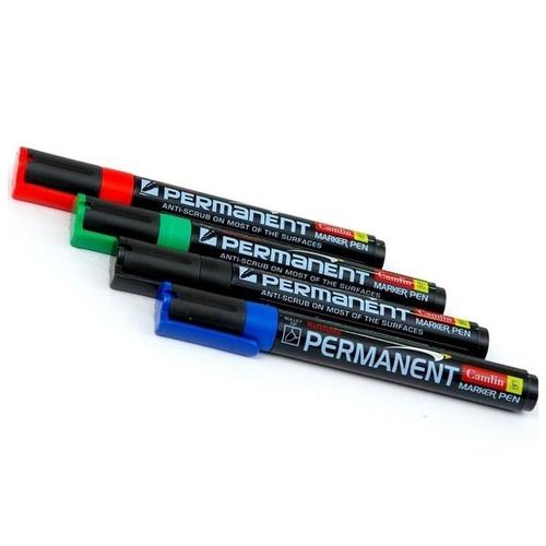Camlin Permanent Marker Pen (Pack Of 10 By OFFICE BAZZAR E STORE PRIVATE LTD.