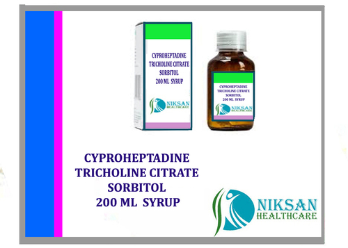 Cyproheptadine Tricholine Citrate Sorbitol Syrup General Medicines