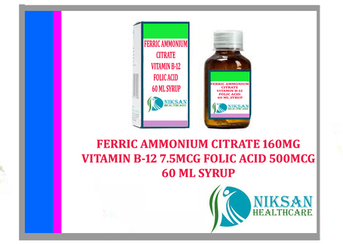 Ferric Ammonium Citrate Vitamin B-12 Folic Acid Syrup