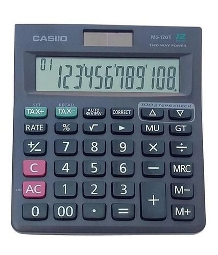 Casio MJ-120T-W Basic Calculator  (12 Digit)