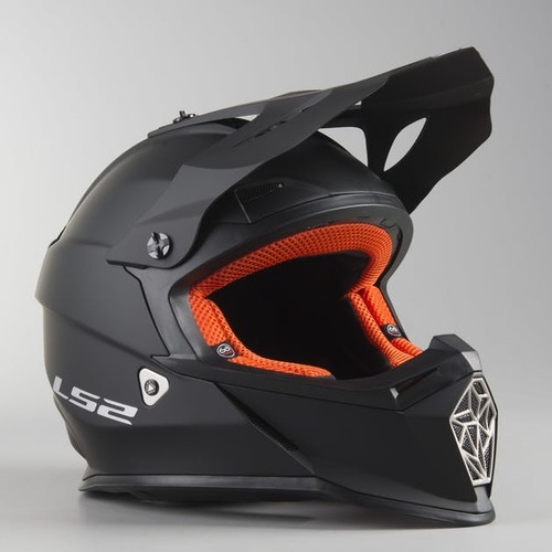 Full Face Helmet Ls2-Mx437 -Solid Matt Black