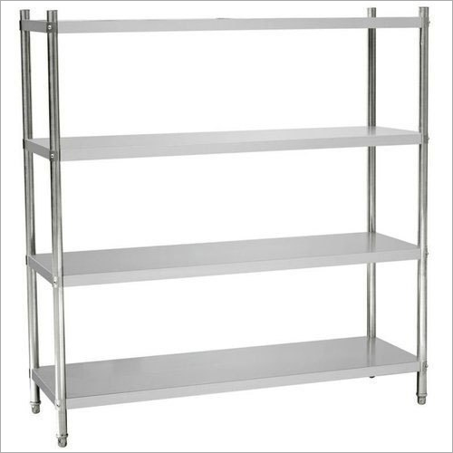 Commercial Kitchen Steel Rack - Stainless Steel, All Size Available | Durable, Corrosion Resistant, Ideal for Hotel and Restaurant Use