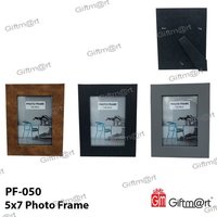 Promotional Photo Frame - Fiber Frame, 5x7/6x8/8x10 Sizes, Brown/black/grey Colors | Square Shape With Unique Finishing, Ideal Gift Option