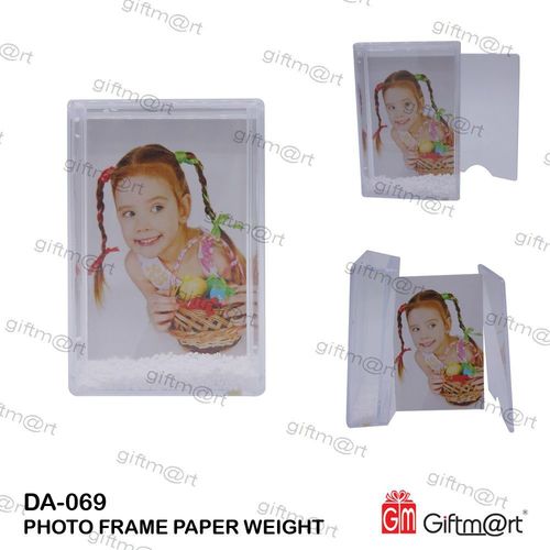 Plastic Photo Frame Paper Weight