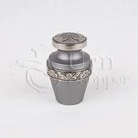 Trinity Golden Umber Brass Metal Token Cremation Urn