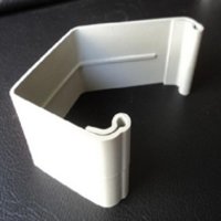 Plastic End Cover - Color: White