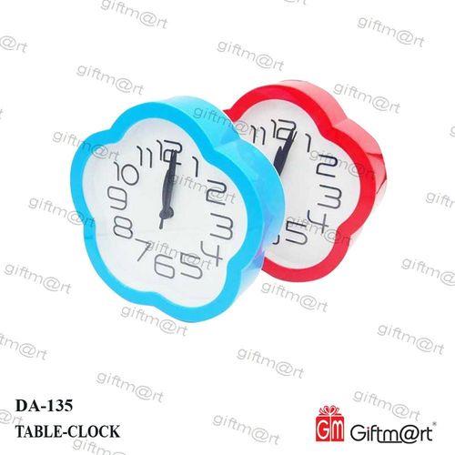 Flower Shaped Table Clock