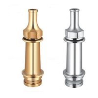 Branch Pipe With Nozzle Set - Ss304, 63mm Dimensions, Silver Finish | 2.3kg Weight, Fire Fighting Application