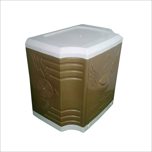 Golden and White Color Tall Tubular Inverter Battery Trolley