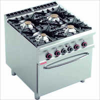 Manual Four Burner Continental Cooking Range