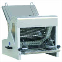 Table Top Bread Slicer - Stainless Steel, Standard Size, Silver | Semi-automatic, 1 Year Warranty, Electric Power, Ideal For Canteens And Restaurants