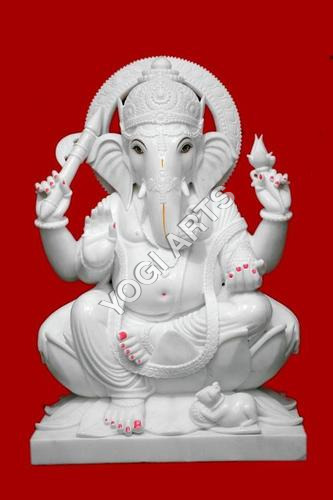 Lord Ganesha Marble Statue