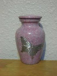 Spring II Brass Metal Token Cremation Urn