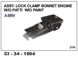 Assy Lock Clamp Bonnet Engine Vehicle Type: 4 Wheeler