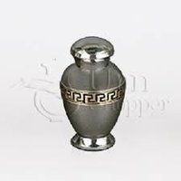 Sapphire II Brass Metal Token Cremation Urn