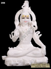 Marble Shiva Statue - Finishing: Painting