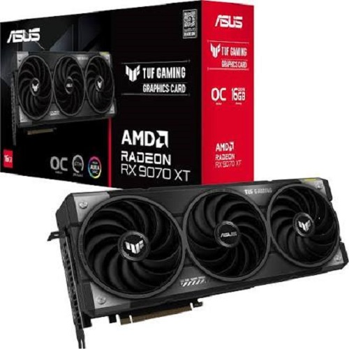 ASUS Prime AMD Radeon RX 9070 XT 16GB GDDR6 OC Edition Graphics Card