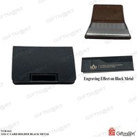 Card Holder - Special Metal | Lightweight, Dimensional Stability, Smooth Texture, Perfect Finish, Black