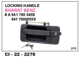 Locking Handle Bharat Benz L/R Vehicle Type: 4 Wheeler