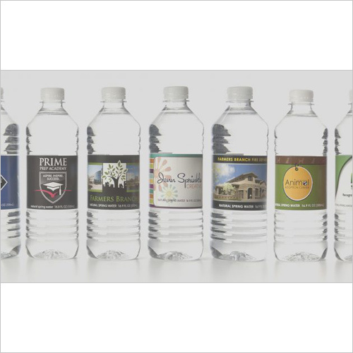 Water Bottle Printed Label Sticker Manufacturers In Pune By SHRI JALARAM TRADERS