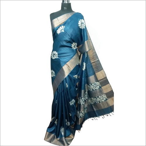 Blue Silk Saree