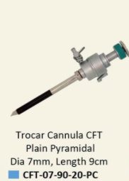 Trocar cannula-CFT-07-90-20-PC