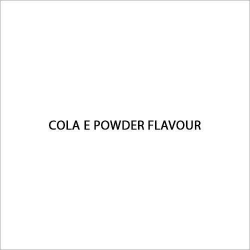 Cola E Powder Flavour