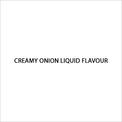 Creamy Onion Liquid Flavour Purity: 99%