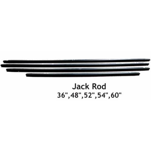 Jack Rod - Steel, 0.5" Diameter, 36"-60" Lengths, Black Finish | Durable, Reliable, Versatile, Lightweight, Precise, Efficient, High Load Capacity