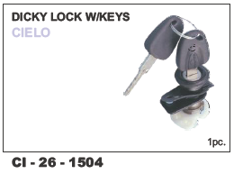 Dicky Lock W/keys